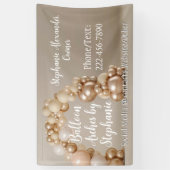 バルーンアーチアーティストパーティー飾プランナー 横断幕 (縦)