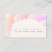 バルーンアーチパーティー装飾 名刺 (正面)