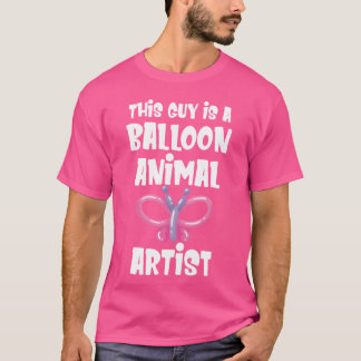 バルーンアーティストの男の子の誕生日ヴィンテージ Tシャツ