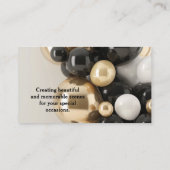 バルーンアーティストアーチデザイナーパーティープランナー 名刺 (裏面)