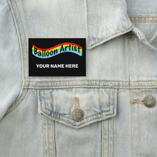 バルーンアーティスト名バッジ 名札 (インサイチュ)