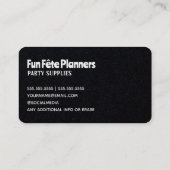 🎈🌈バルーンイベントデコール 名刺 (裏面)