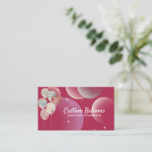 バルーンイベントパーティープランナーデコレーションレッド 名刺 (スタンド正面)