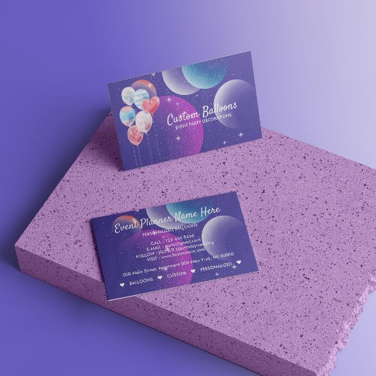 バルーンイベントパーティープランナー装飾誕生日 名刺
