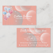 バルーンイベントパーティープランナー装飾赤面 名刺 (正面/裏面)