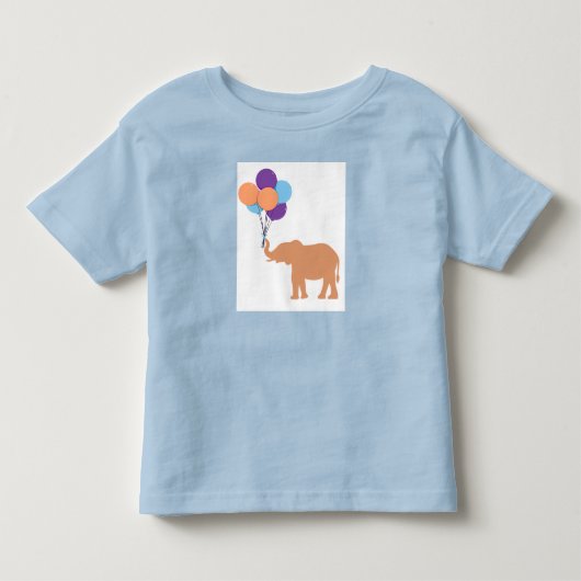 バルーンエレファント トドラーTシャツ (正面)
