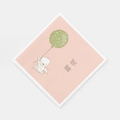 バルーンカスタム付きシャワーナプキンベア スタンダードランチョンナプキン (角)