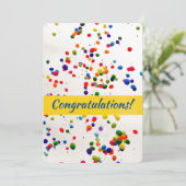 バルーンカスタム付き祝杯カード (スタンド正面)