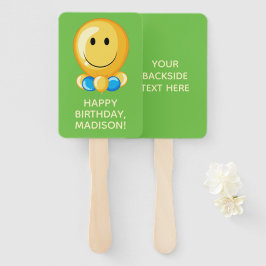 バルーンカスタム文字とカラーハンドファン ハンドファン