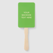 バルーンカスタム文字とカラーハンドファン ハンドファン (裏面)