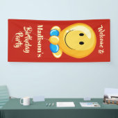 バルーンカスタム文字とカラーバナー 横断幕 (トレードショー)