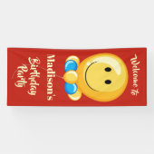 バルーンカスタム文字とカラーバナー 横断幕 (横)