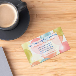 バルーンカラフルイベント計画 名刺