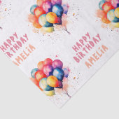 バルーンカラフルキッズハッピーバースデープレゼント 薄葉紙 (詳細)