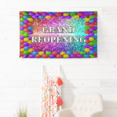 バルーンカラフルグランドリオープニングバナー 横断幕 (インサイチュ)