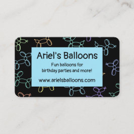 バルーンカラフルツイスター名刺 名刺