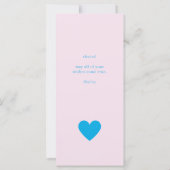 バルーンカラフルハッピーバースデーグリーティングカード (裏面)