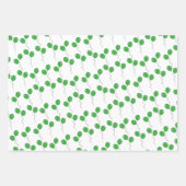 バルーンカラフルハッピーバースデー大事な行事 ラッピングペーパーシート (正面3)