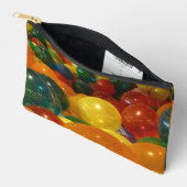 バルーンカラフルパーティーデザイン アクセサリーポーチ (見開き)