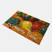 バルーンカラフルパーティーデザイン ドアマット (アングル)