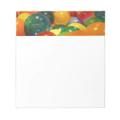 バルーンカラフルパーティーデザイン ノートパッド (正面)