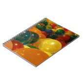 バルーンカラフルパーティーデザイン ノートブック (左側)