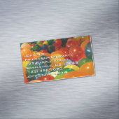 バルーンカラフルパーティーデザイン マグネット名刺 (インサイチュ)