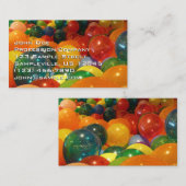 バルーンカラフルパーティーデザイン 名刺 (正面/裏面)