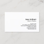 バルーンカラフルパーティープランナー名刺 名刺 (裏面)