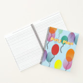 バルーンカラフルパーティープランナー ノートブック (内部)