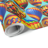 バルーンカラフルフェスティバルコラージュ ラッピングペーパー (ロールコーナー)