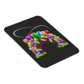 バルーンカラフルレインボーレイバルーンアーチ マグネット (右側)