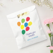 バルーンカラフル少年の誕生日パーティー フェイバーバッグ (封をした状態)