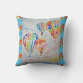 バルーンカラフル水カラー子供デコアクッション クッション (裏面)