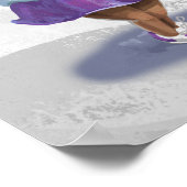 バルーンカラフル誕生日ガール ポスター (角)