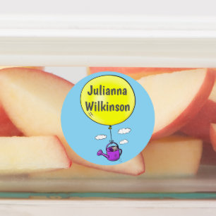 バルーンカートゥーを使った可愛パーソナライズされたいマウス ラベル