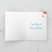 バルーンカードを持つハッピーバースデーミッシーマウス カード (内部)