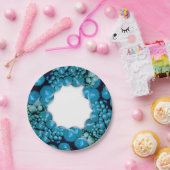 バルーンガーランドアーチグリーンフォト紙プレート ペーパープレート (パーティー)