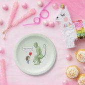 バルーンガールとゴブリン ペーパープレート (パーティー)