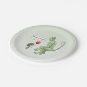 バルーンガールとゴブリン ペーパープレート (アングル)