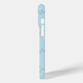 バルーンキャットパターンの可愛いミニマリストの子供服  Case-Mate iPhoneケース (裏面 / 左)