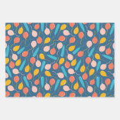 バルーンキャンドルバースデーパーティー ラッピングペーパーシート (正面)