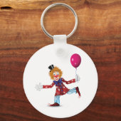 バルーンキーチェーンを持つピエロ キーホルダー (正面)