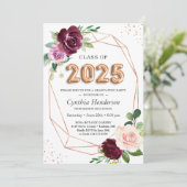 バルーンクラス2023パープルフローラ卒業 招待状 (スタンド正面)