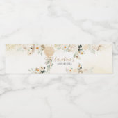 バルーングリーン男女兼用ベビーシャワー ペットボトルラベル (シングルラベル)