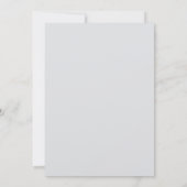 バルーングレーポップ・アートのの赤ちゃんシャワー準備ができて 招待状 (裏面)