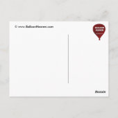 バルーングローハガキ ポストカード (裏面)