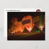 バルーングロー–1 ポストカード (正面/裏面)