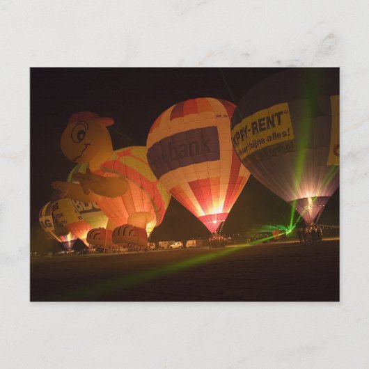 バルーングロー–1 ポストカード (正面)
