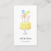 バルーンケーキ |垂直 名刺 (正面)